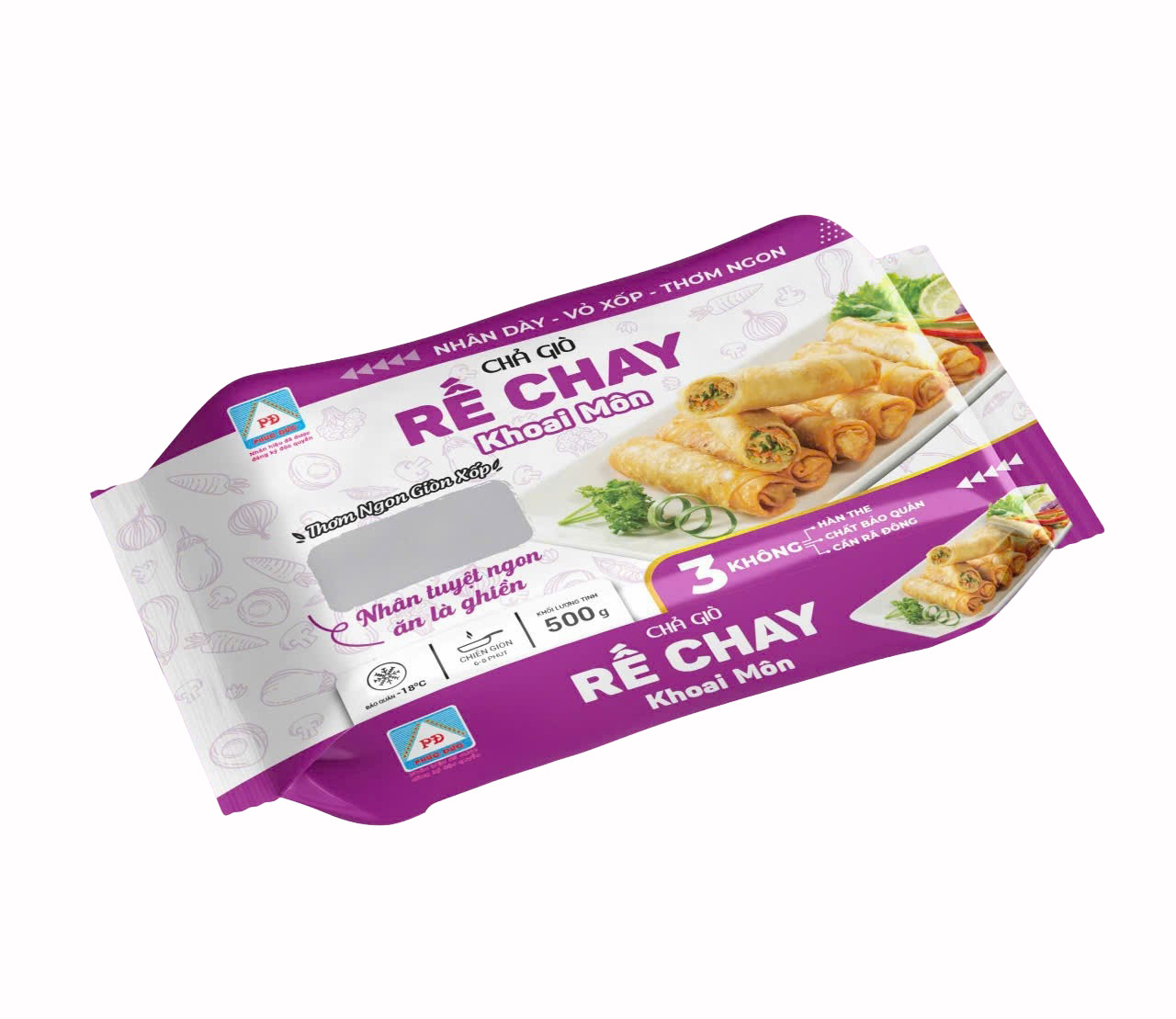 CHẢ GIÒ RẾ CHAY KHOAI MÔN 