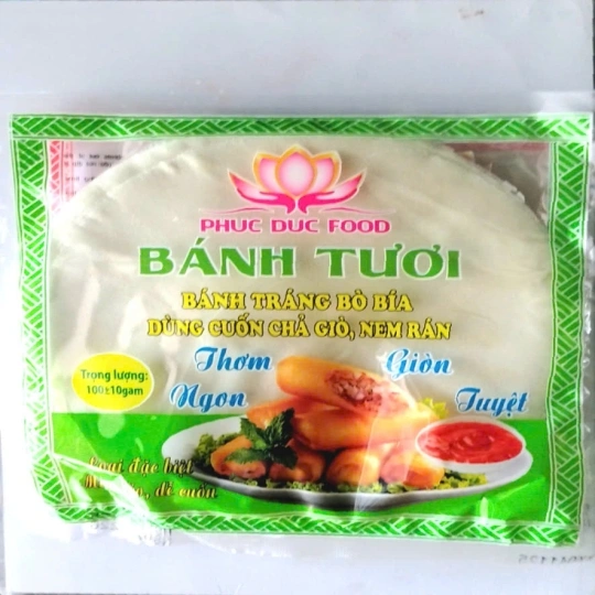 Bánh tráng bò bía thơm ngon