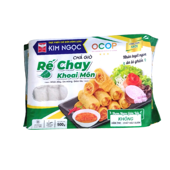 CHẢ GIÒ RẾ CHAY KHOAI MÔN 